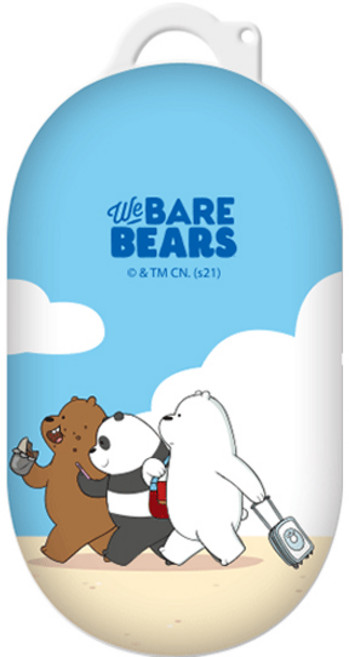 위베어베어스 프렌즈 갤럭시 버즈 플러스 / 버즈 하드 케이스, 트래블 프렌즈