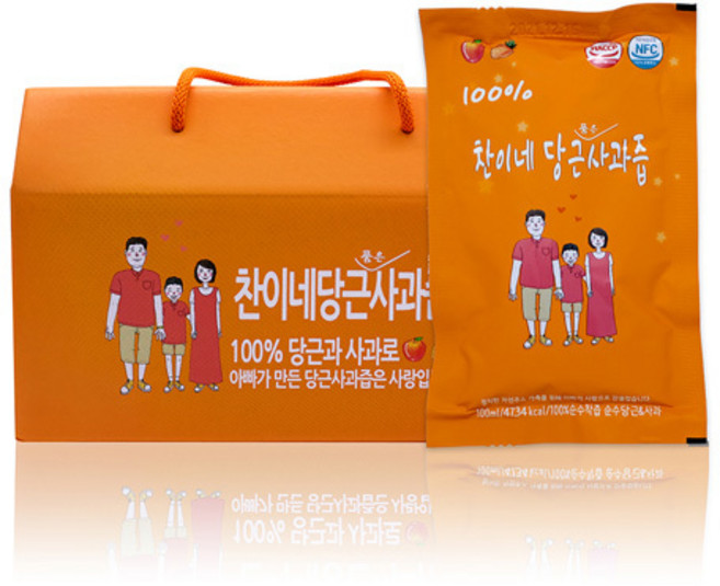 찬이네과수원 당근사과즙, 30포, 100ml