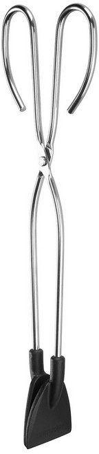 tescoma Presto 不沾鍋尼龍燒烤餐夾 30cm 耐熱210度C 單手操作 適用於各種食材, 1支, 銀色