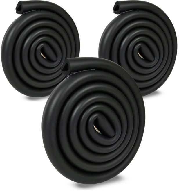 아이끌레 모서리 보호대 U형, 블랙, 3개