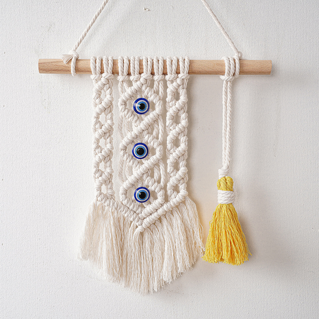 라보비아 포인트 컬러 태슬 월행잉 감성 벽장식 홈데코 포토존 인테리어 벽꾸미기 마크라메, 타입 3