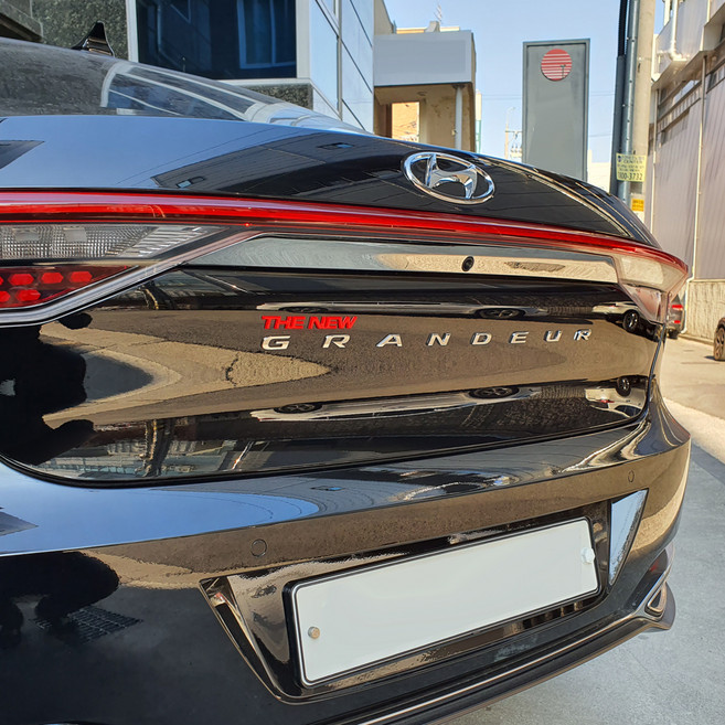 BibleAUTO 汽車字樣徽章 適用 The New Grandeur (2019年12月) 紅色, 新輝煌 2019 年 12 月