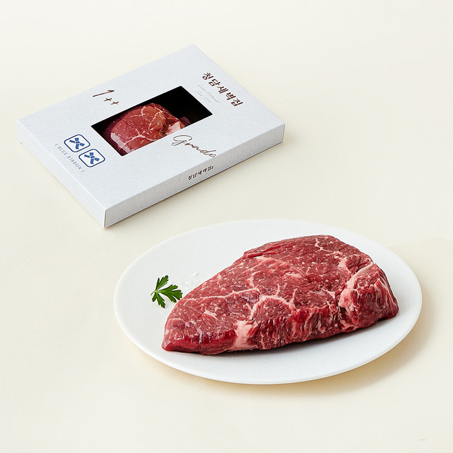 청담새벽집 한우 보섭살 1++등급 (9) 스테이크용 (냉장), 200g, 1개