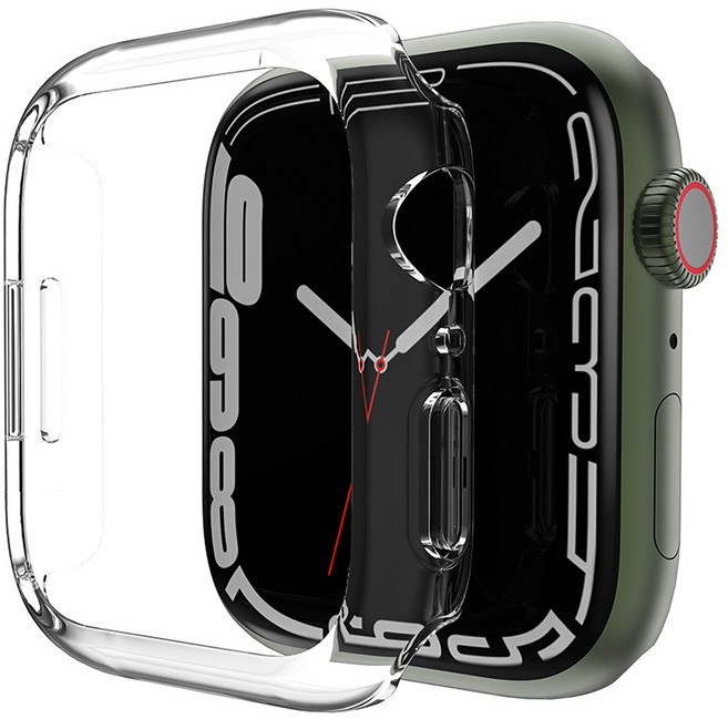 클로버나인 클로이 하드 커버 스마트워치 케이스 41mm, 투명, 1개