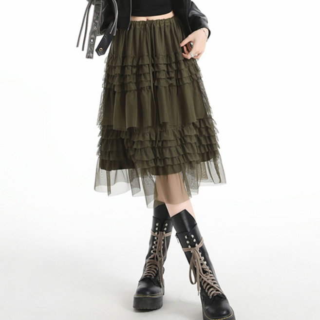 Awesomeful 女款 Kirkfield A字中長裙 A26SPSK012003