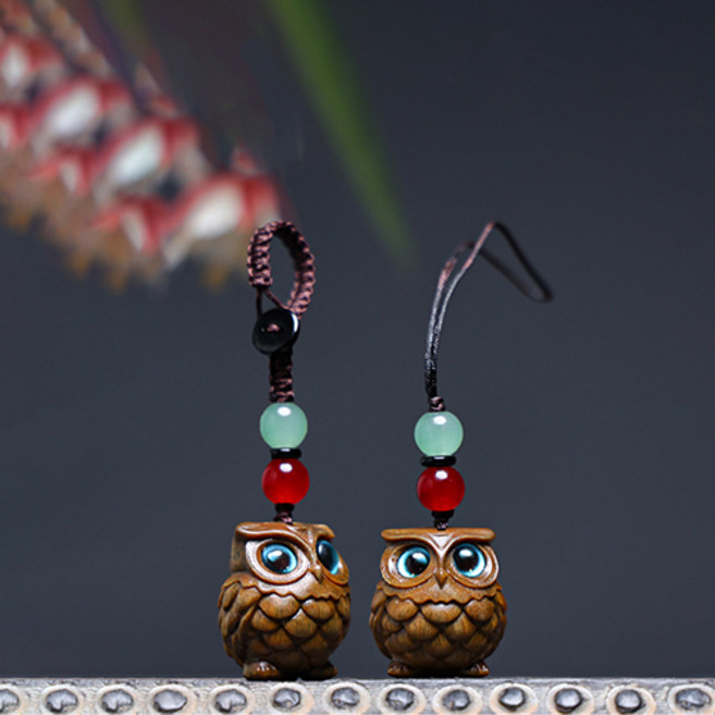 붓다베스트 재물운과 금전운을 부르는 부엉이 키링 2종 세트