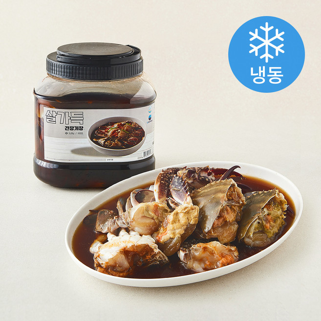 살가득 암꽃게 간장게장 중 (냉동), 2.5kg, 1개