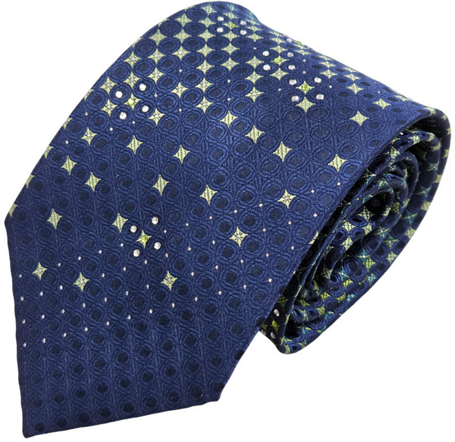 엘르 패션 크리스탈 넥타이 밀키