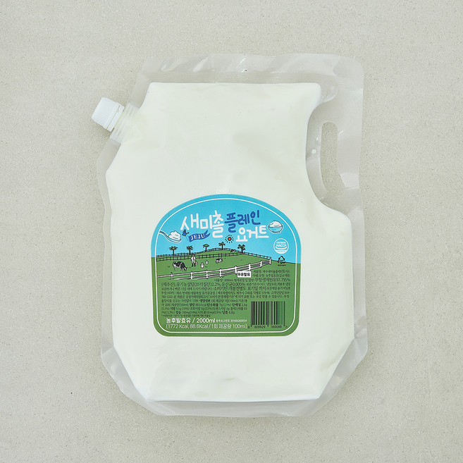 새미촐 플레인 요거트, 1개, 1개입, 2L