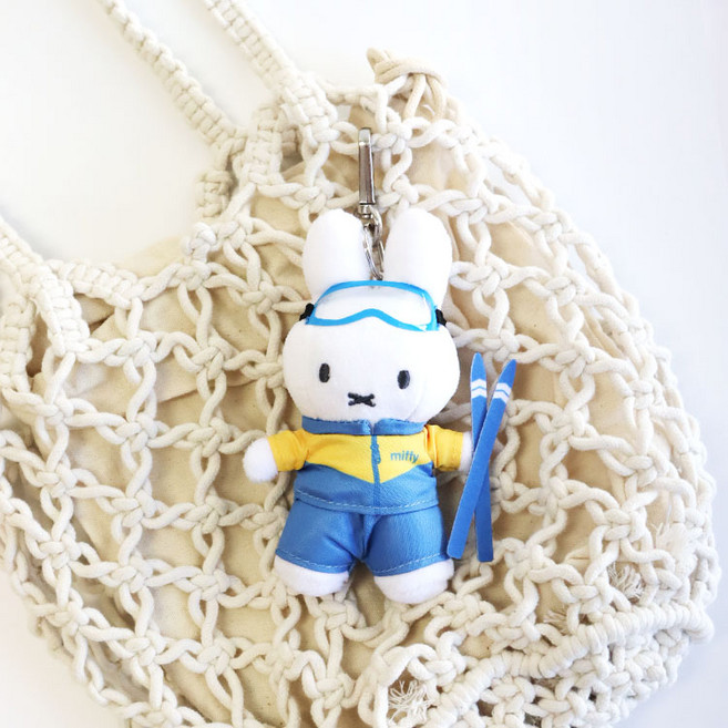 매니어리틀 미피 동계올림픽 키링 스키점프, 1개, 13cm