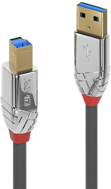 LINDY 林帝 CROMO USB3.0 Type A 公 to Type B 公 傳輸線, 1m, 1條