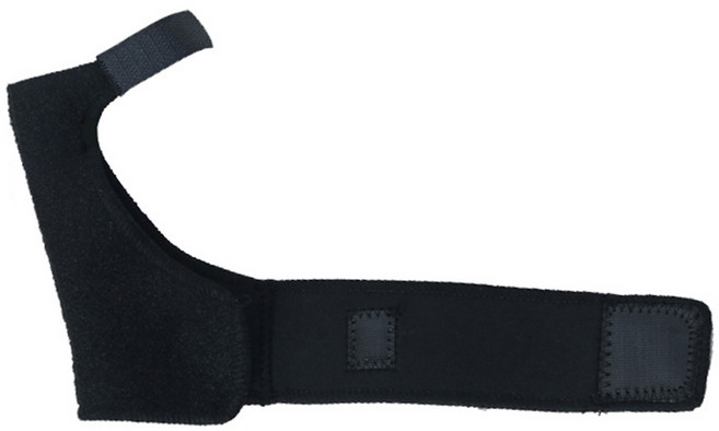 리치덕 엄지손가락보호대 스트랩형 블랙, 1개