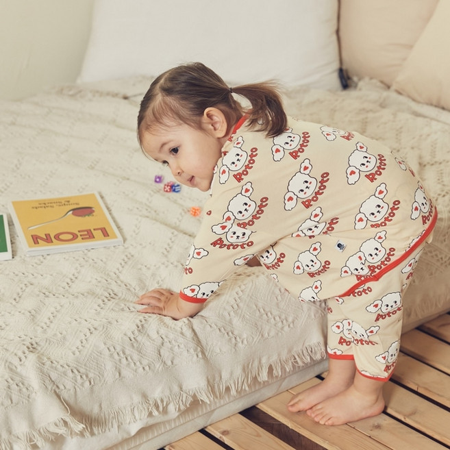 로토토베베 아동용 캐리헐랭실내복