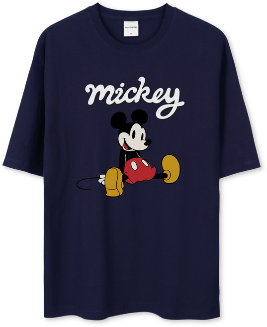 벤힛 디즈니 미키 오버핏 빅사이즈 반팔티셔츠 DNMKOM1006F