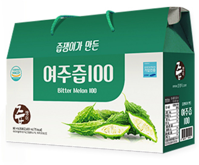 즙쟁이 여주즙 100, 2.4L, 1개