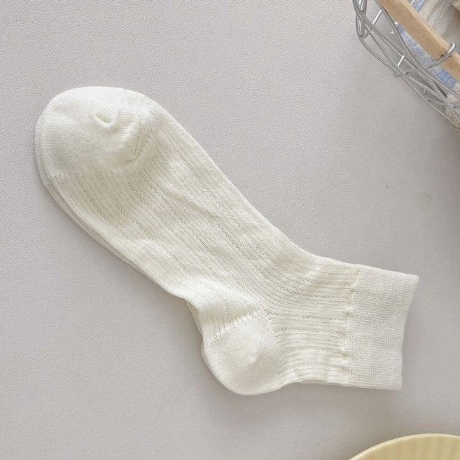 마켓피아 여성용 단목 메쉬 양말 3켤레