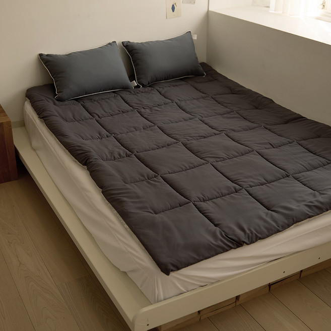 I'm Living 可整件水洗四季甜睡床墊, 炭灰色