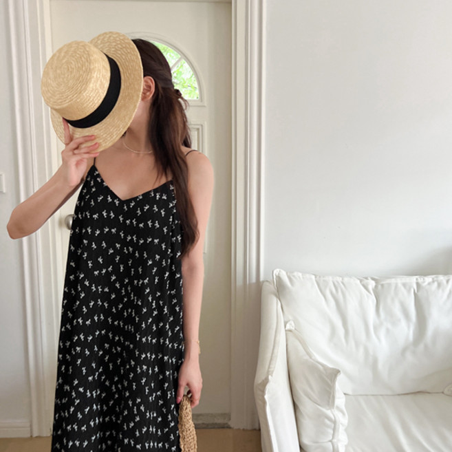 난닝구 디원토 플리츠 나시 원피스