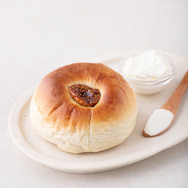 훕훕베이글 크리미무화과 베이글, 180g, 1개입, 1개