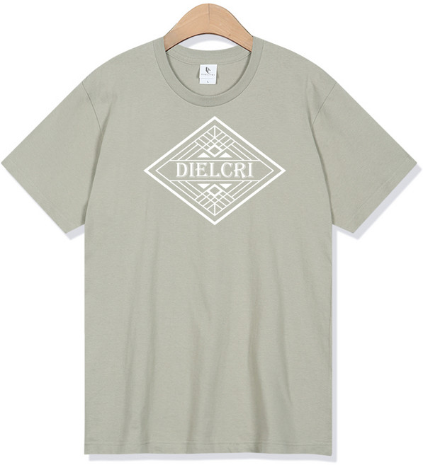 디엘크리 남녀공용 통기성 엠블럼 빅로고 17수 반팔 티셔츠