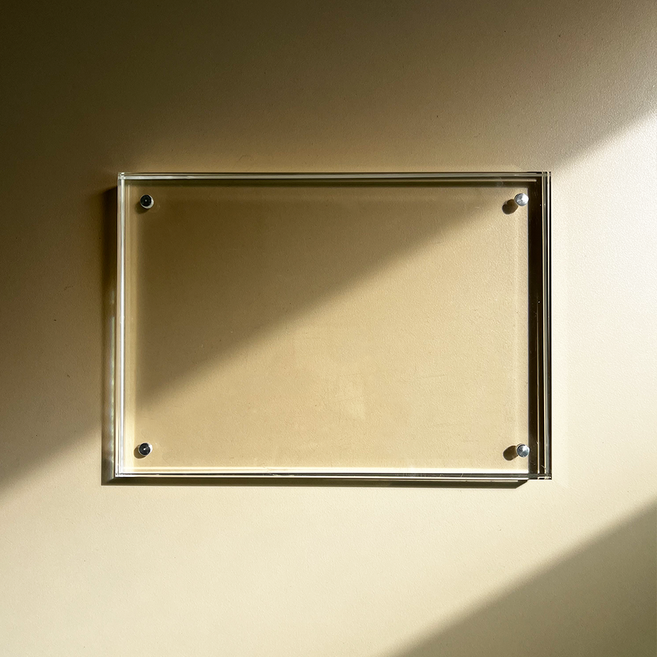 애드라벨 아크릴 자석 메뉴판 액자 POP꽂이, 1개