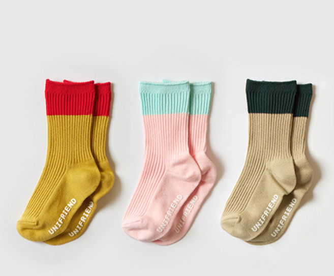 유니프랜드 아동용 샤샤 양말 3종 세트