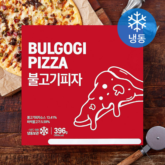 마트킹스초이스 불고기 피자 (냉동), 396g, 1개, 1개입