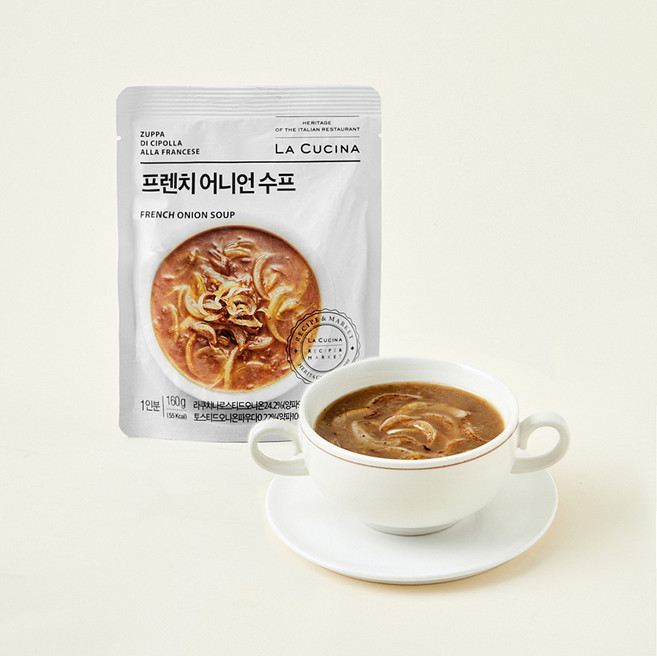 라쿠치나 프렌치 어니언 수프 (냉장), 160g, 1개