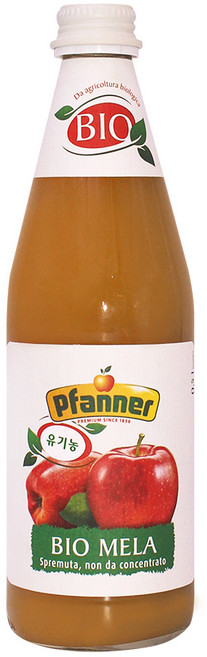 파너 유기농 착즙 사과주스, 500ml, 1개