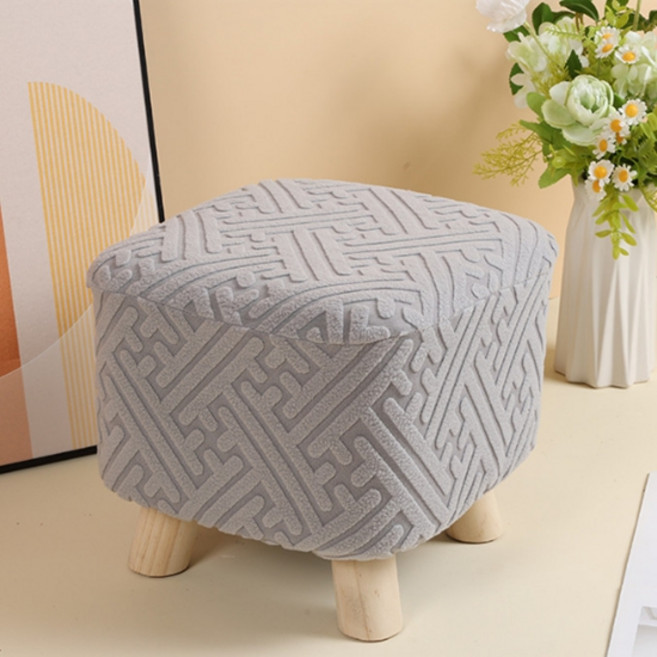 소니오 소프트 컬러 미니 스툴 커버, 08 그레이 사각, 1개