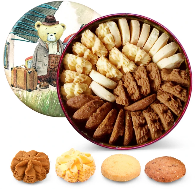 제니베이커리 4믹스 쿠키 L, 640g, 1개 - 쿠팡