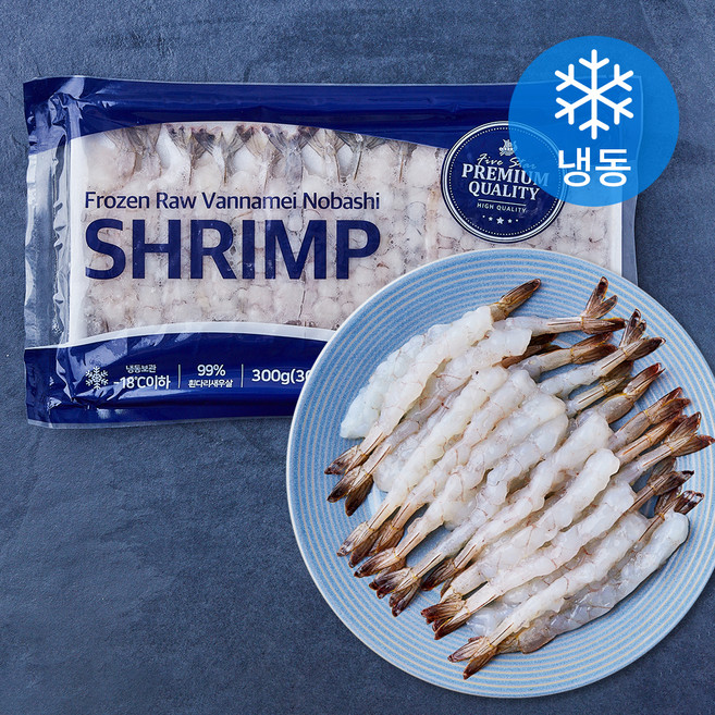 바이킹마켓 노바시 새우살 (냉동), 1개, 300g(30미)