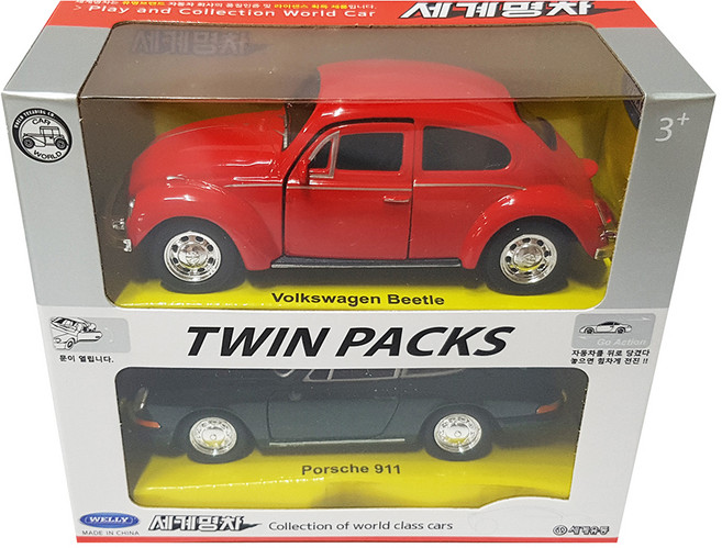 웰리 뉴 세계명차 트윈팩 작동완구 세트, J, 1세트