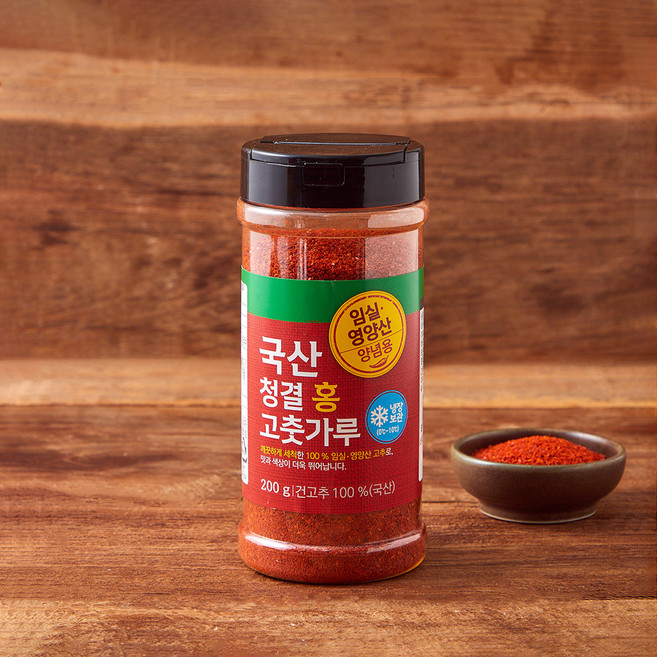 국산 청결 홍 고춧가루 양념용 (냉장), 200g, 1개