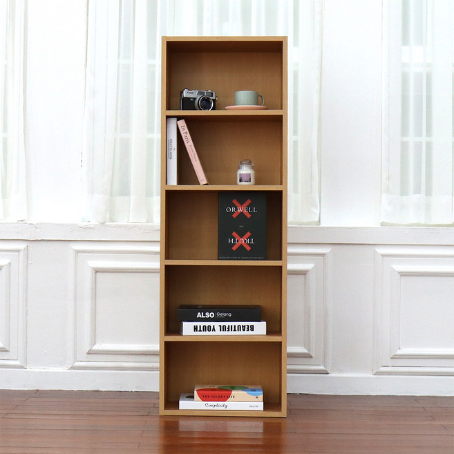 선진컴퍼니 루이스 책장 400, 메이플, 5단