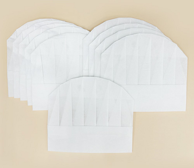 세경 남녀공용 일회용 부직포 종이 주방 위생모자 10p