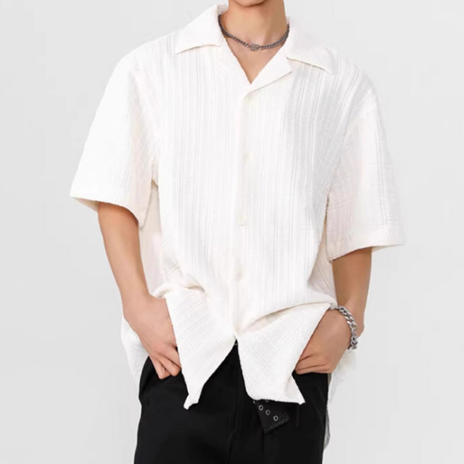 INFIOUS 男士開領襯衫 I263-47