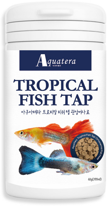 아쿠아테라 트로피칼피쉬 탭 관상어 사료, 100ml, 1개