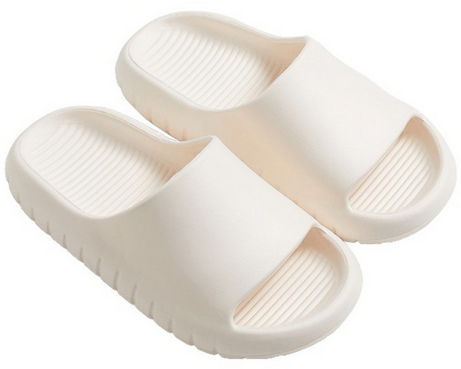 UTUNE 調優軟糖拖鞋, 1雙, 奶油白