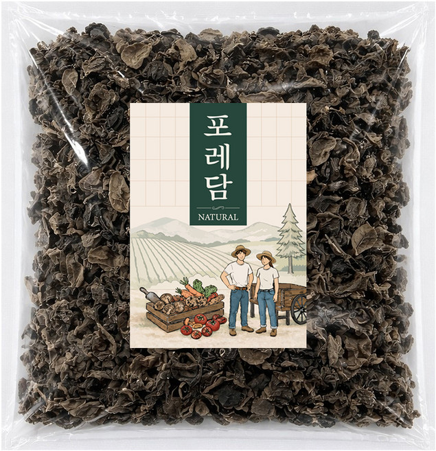 포레담 건조 흑목이버섯, 1개, 150g