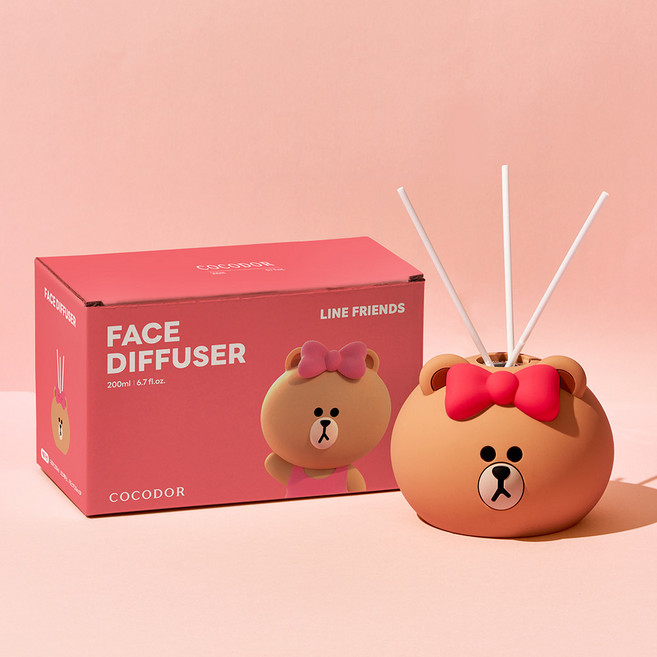 코코도르 라인프렌즈 페이스 디퓨저 초코, 블랙체리, 200ml, 1개