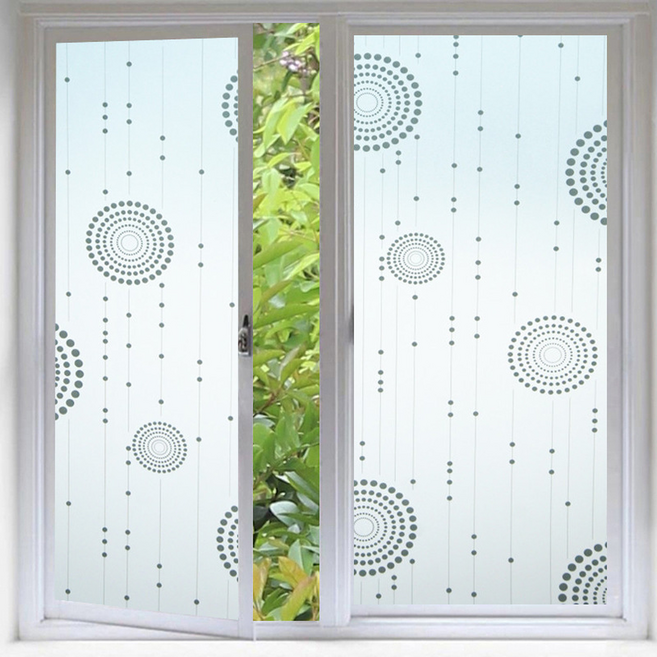 ROI라이프 빛은 통과하고 시선은 차단하는 프라이버시 유리 시트지, 꿈의 커튼