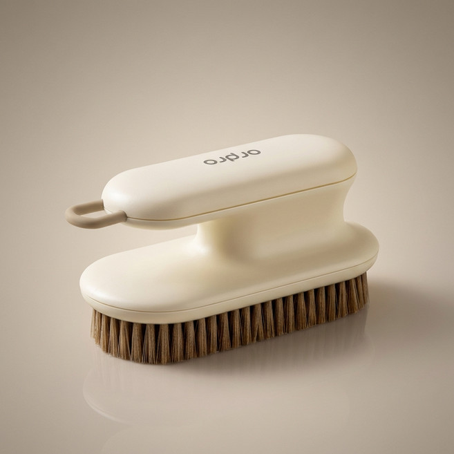 몰투데이 구석구석 운동화 세탁 청소 신발 솔 롱, 크림, 1개