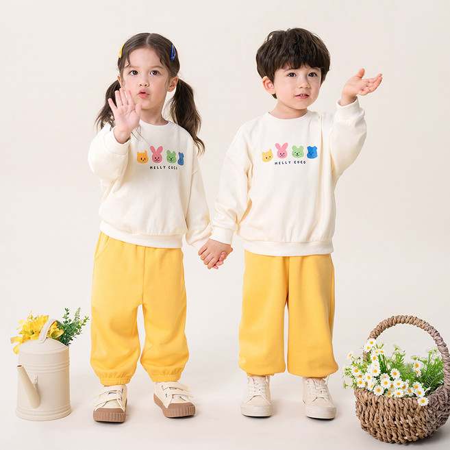 멜리코코 아동용 코코프렌즈 상하의 세트 MLJ410