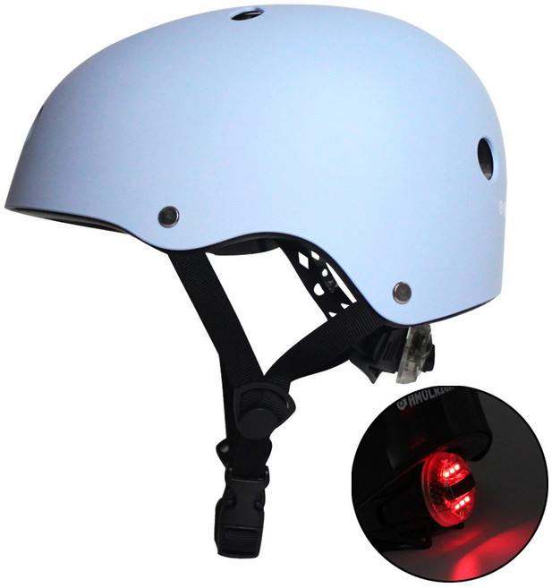 애몰라이트 후미등 어반 헬멧 AMH02, 파스텔블루, 1개