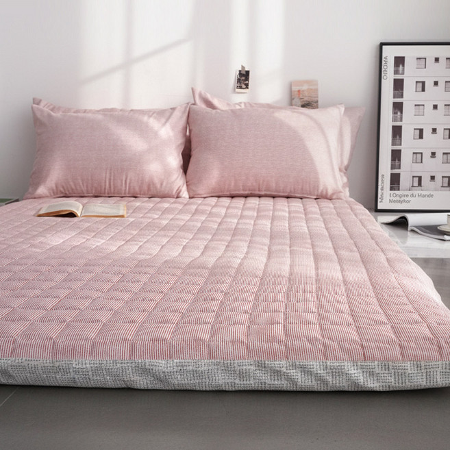 스코홈 국내제조 잠보 논슬립 누빔 요커버, 핑크