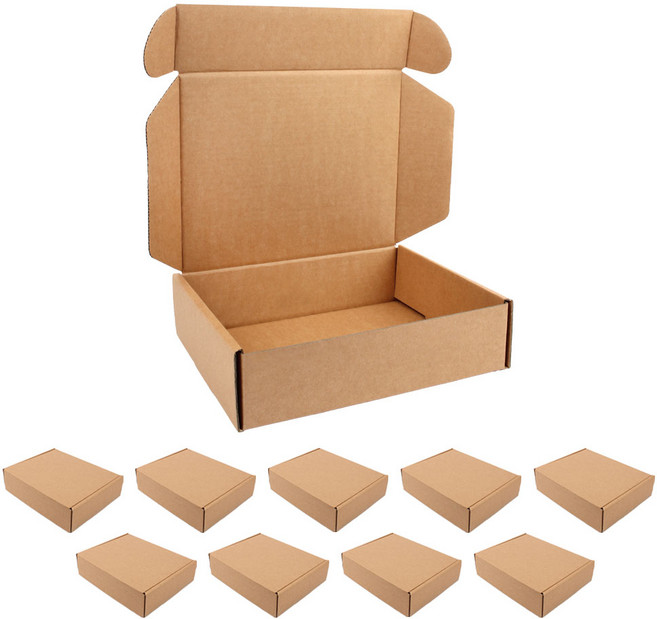 리코즈 조립식 크라프트 기프트 박스 285x226x73mm, 10개