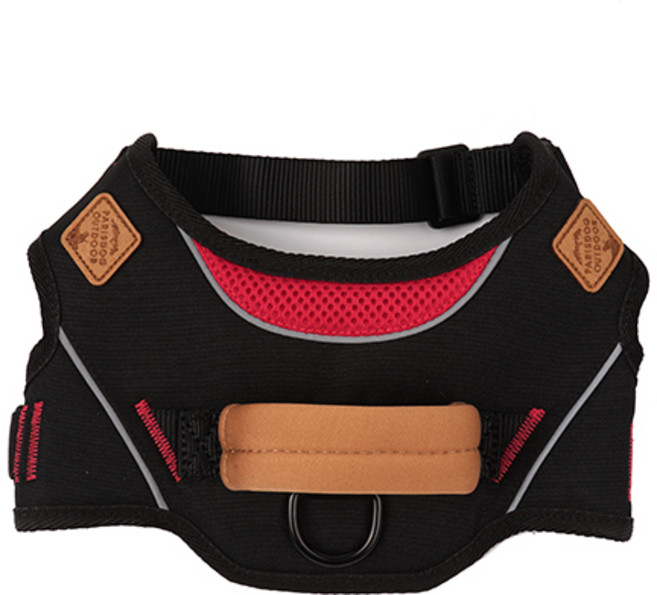 패리스독아웃도어 하네스, 블랙, 1개