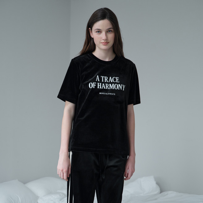 쥬시쥬디 여성용 벨벳 티셔츠 JZTS721A