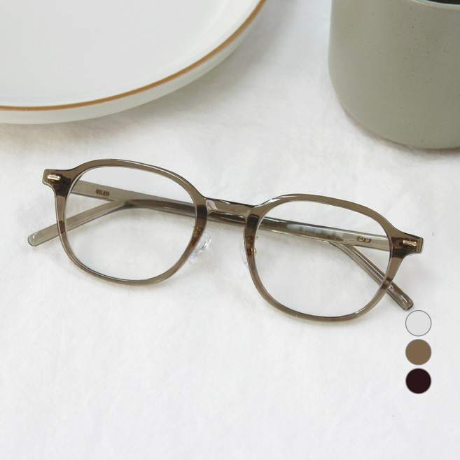 Raffident 男女通用薄型膠框眼鏡 Leo